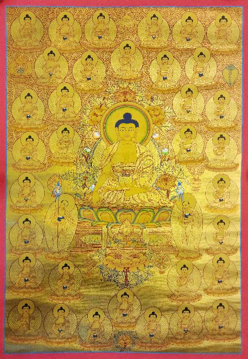 [buddha], Buddhist Traditional Painting, Hand Painted, [real Gold]