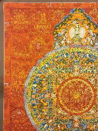 [mandala], Buddhist Traditional Painting, Hand Painted, [real Gold]