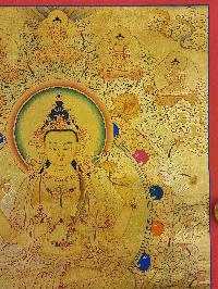 [chenrezig], Buddhist Traditional Painting, Hand Painted, [real Gold]