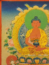 [amitabha Buddha], Buddhist Traditional Painting, Hand Painted, [real Gold]