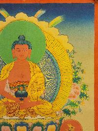 [amitabha Buddha], Buddhist Traditional Painting, Hand Painted, [real Gold]