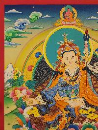 [padmasambhava], Buddhist Traditional Painting, Hand Painted, [real Gold]