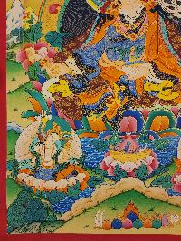 [padmasambhava], Buddhist Traditional Painting, Hand Painted, [real Gold]