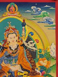 [padmasambhava], Buddhist Traditional Painting, Hand Painted, [real Gold]