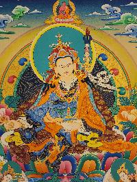 [padmasambhava], Buddhist Traditional Painting, Hand Painted, [real Gold]