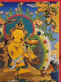 [manjushree], Buddhist Traditional Painting, Hand Painted, [real Gold]