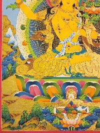 [manjushree], Buddhist Traditional Painting, Hand Painted, [real Gold]