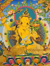 [manjushree], Buddhist Traditional Painting, Hand Painted, [real Gold]