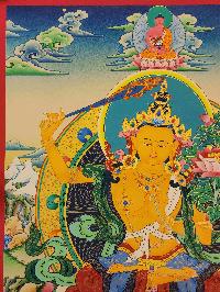 [manjushree], Buddhist Traditional Painting, Hand Painted, [real Gold]