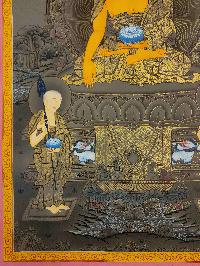 [shakyamuni Buddha], Buddhist Traditional Painting, Hand Painted, [real Gold]