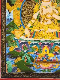 [white Tara], Buddhist Traditional Painting, Hand Painted, [real Gold]