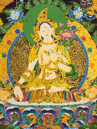 [white Tara], Buddhist Traditional Painting, Hand Painted, [real Gold]