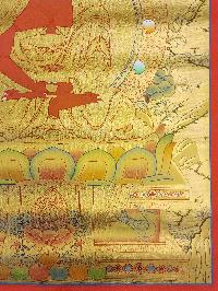 [amitabha Buddha], Buddhist Traditional Painting, Hand Painted, [real Gold]