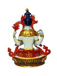 [chenrezig], Buddhist Miniature Statue, [high Quality], [traditional Color Finishing And Face Painted]