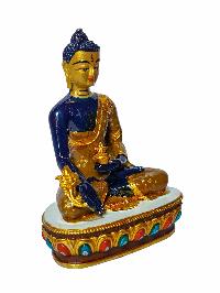 [medicine Buddha], Buddhist Miniature Statue, [high Quality], [traditional Color Finishing And Face Painted]