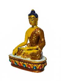 [shakyamuni Buddha], Buddhist Miniature Statue, [high Quality], [traditional Color Finishing And Face Painted]