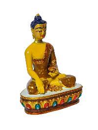 [shakyamuni Buddha], Buddhist Miniature Statue, [high Quality], [traditional Color Finishing And Face Painted]