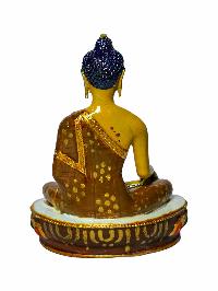 [shakyamuni Buddha], Buddhist Miniature Statue, [high Quality], [traditional Color Finishing And Face Painted]