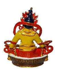 [yellow Jambhala], Buddhist Miniature Statue, [high Quality], [traditional Color Finishing And Face Painted]