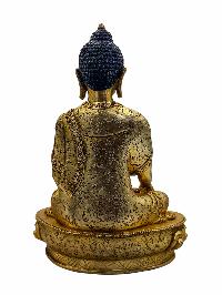 [shakyamuni Buddha], Buddhist Handmade Statue, [full Gold Plated And Face Painted], [high Quality]