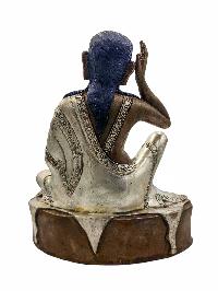 [milarepa], Buddhist Handmade Statue, [silver And Chocolate Oxidized]