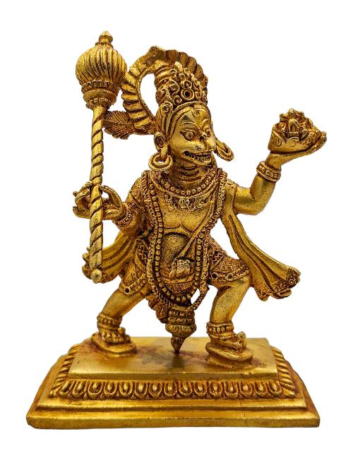 [hanuman], Buddhist Miniature Statue, [gold Plated], [high Quality]