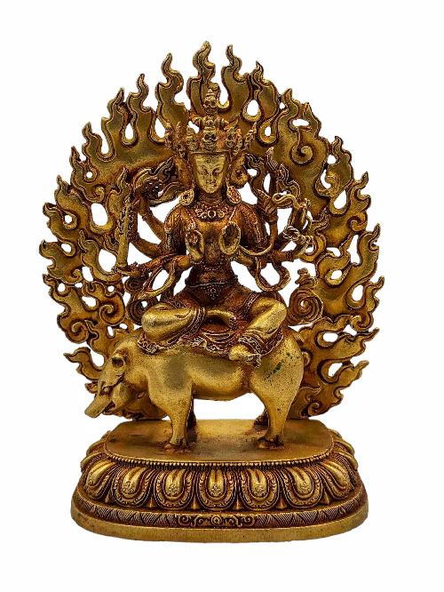 [marici], Buddhist Miniature Statue, [gold Plated], [high Quality]