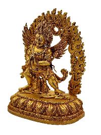 [vajrakilaya], Buddhist Miniature Statue, [gold Plated], [high Quality]