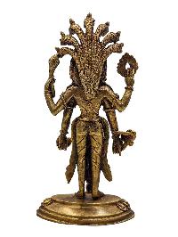 [narayana Or Bishnu], Buddhist Handmade Statue, [gold Plated], [high Quality]