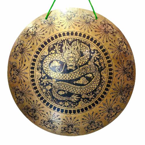 Gong, Tibetan [handmade], Wind Gong, Flat Gong