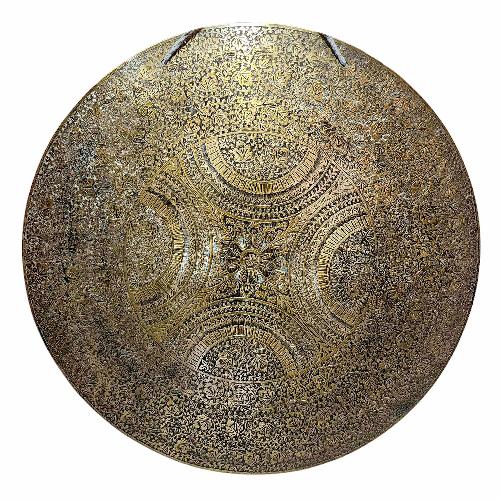 Gong, Tibetan [handmade], Wind Gong, Flat Gong