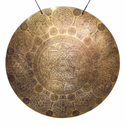 Gong, Tibetan [handmade], Wind Gong, Flat Gong