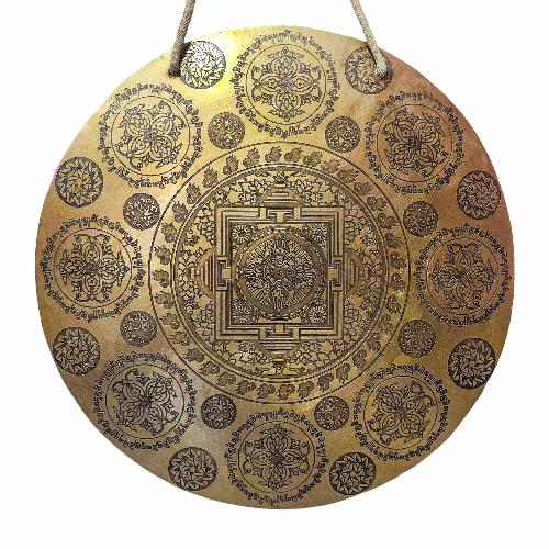 Gong, Tibetan [handmade], Wind Gong, Flat Gong