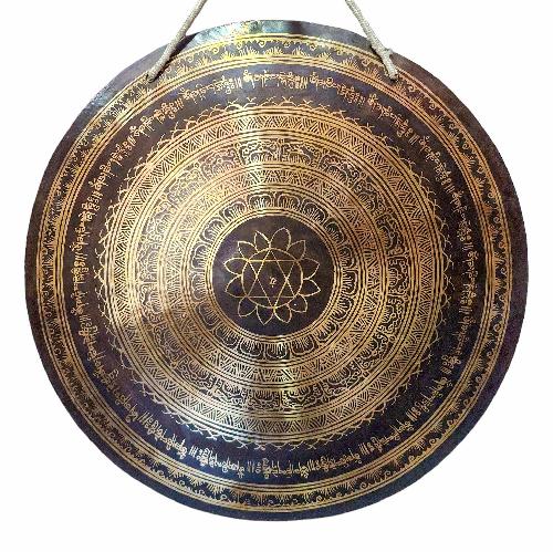 Gong, Tibetan [handmade], Wind Gong, Flat Gong