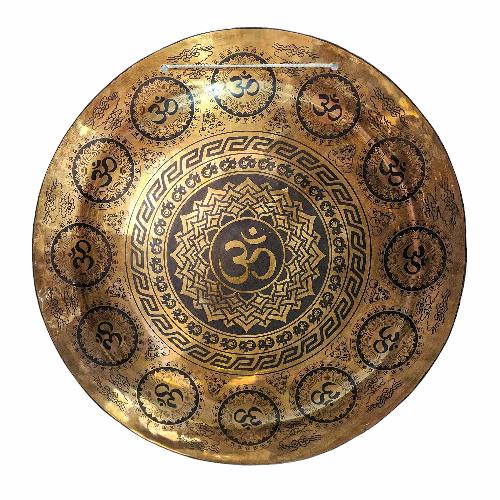 Gong, Tibetan [handmade], Wind Gong, Flat Gong