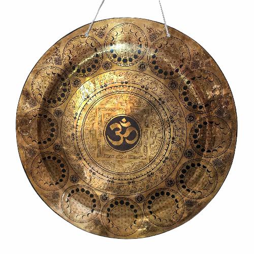 Gong, Tibetan [handmade], Wind Gong, Flat Gong