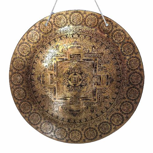 Gong, Tibetan [handmade], Wind Gong, Flat Gong