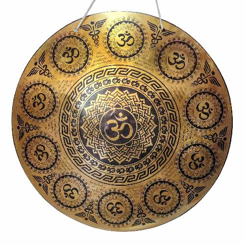 Gong, Tibetan [handmade], Wind Gong, Flat Gong