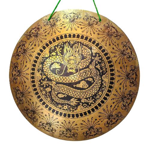 Gong, Tibetan [handmade], Wind Gong, Flat Gong