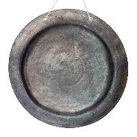 Gong, Tibetan [handmade], Wind Gong, Flat Gong