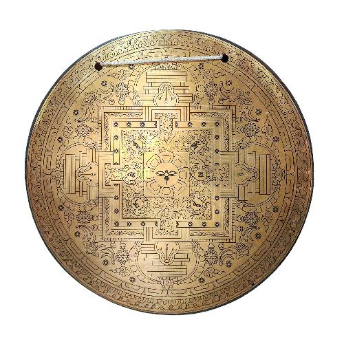 Gong, Tibetan [handmade], Wind Gong, Flat Gong