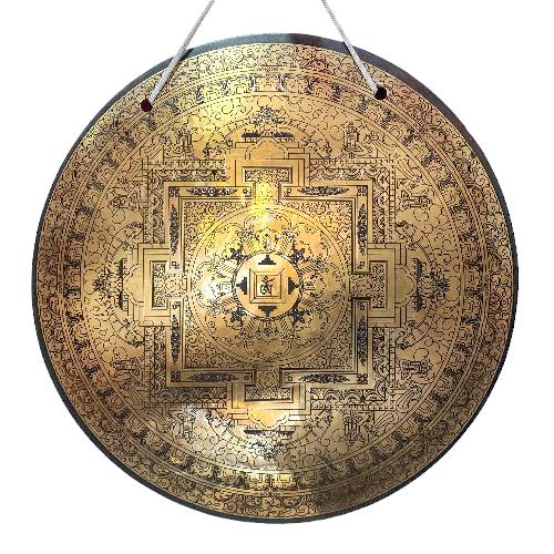 Gong, Tibetan [handmade], Wind Gong, Flat Gong