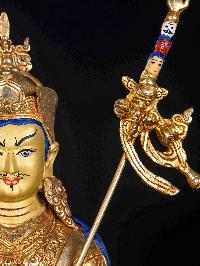 [padmasambhava], Buddhist Handmade Statue, [full Gold Plated], [face Painted]