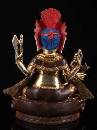 [ganesh], Buddhist Handmade Statue, [full Gold Plated], [face Painted]