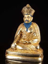 [zhabdrung Rinpoche], Buddhist Handmade Statue, [full Gold Plated], [face Painted]