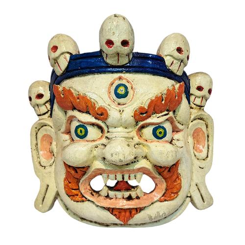 [bhairav], Resin Mask, Wall Hanging, [painted],