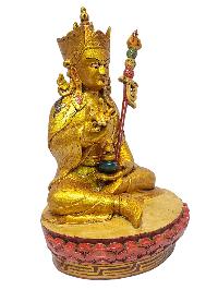 [padmasambhava], Buddhist Handmade Wooden Statue, Natural Colour Finishing