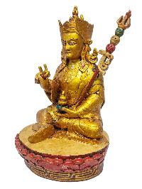 [padmasambhava], Buddhist Handmade Wooden Statue, Natural Colour Finishing