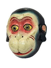 [monkey], Handmade Wooden Mask, Wall Hanging, [painted], Poplar Wood