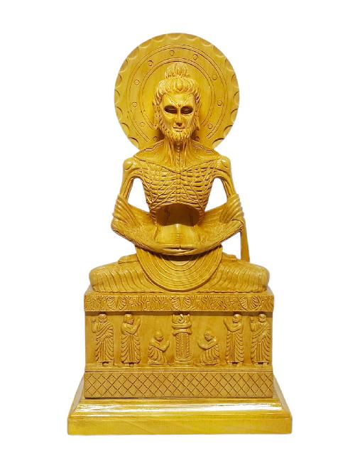 [fasting Buddha], Buddhist Statue, Popular Wood